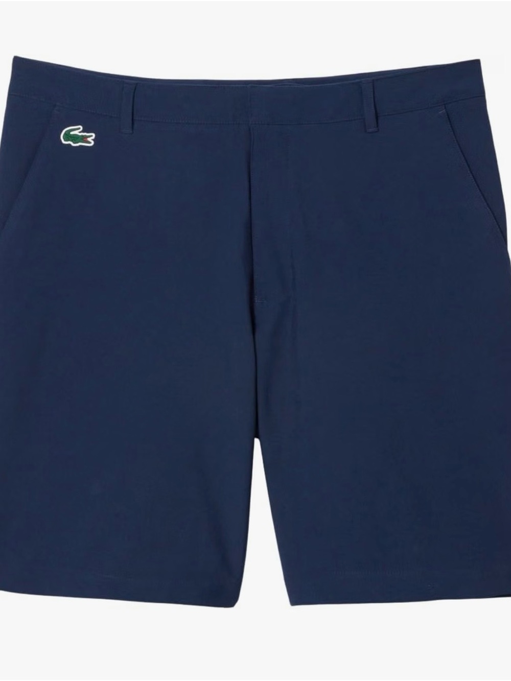 Lacoste Men's Navy Flat-Front Golf Shorts